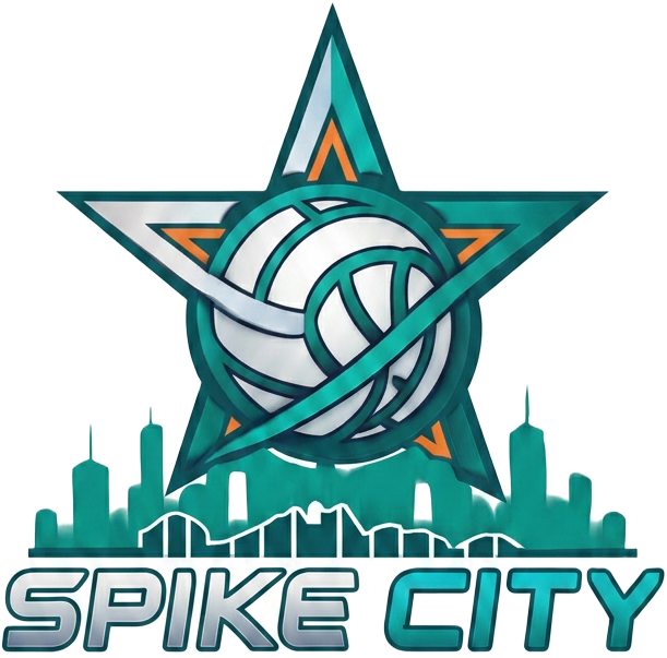 Spike City Youth Volleyball League logo
